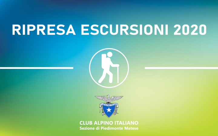 Ripresa escursioni sezionali 2020