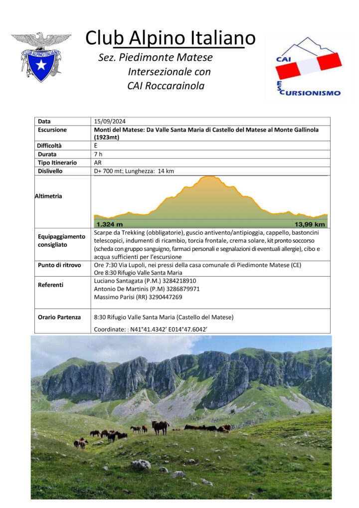 15/09/2024 – MONTI DEL MATESE