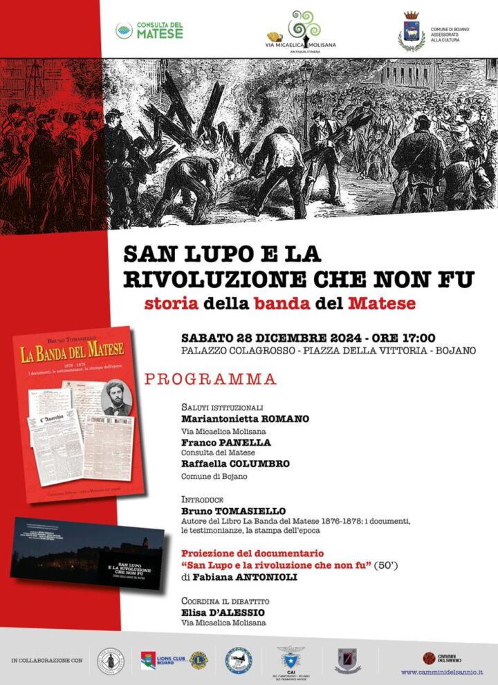 Sabato 28 Dicembre 2024 – San Lupo e la rivoluzione che non fu